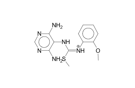 1-(4,6-Diamino-pyrimidin-5-yl)-3-(2-methoxy-phenyl)-2-methyl-isothiourea