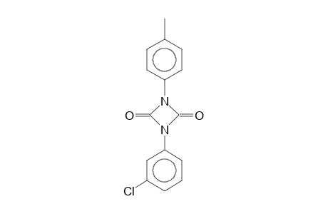 1-(3-Chlorophenyl)-3-(4-methylphenyl)-1,3-diazetidine-2,4-dione