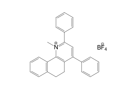 5,6-dihydro-2,4-diphenyl-1-methylbenzo[h]quinolinium tetrafluoroborate(1-)