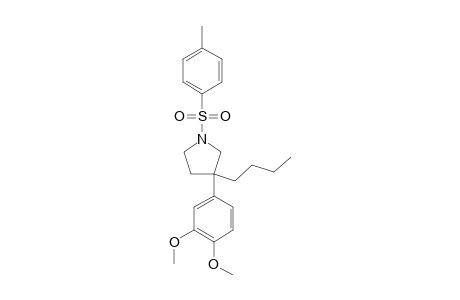 3-BUTYL-3-(3',4'-DIMETHOXY-PHENYL)-N-(PARA-TOLYL-SULFONYL)-PYRROLIDINE