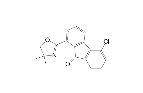 5-Chloranyl-1-(4,4-dimethyl-5H-1,3-oxazol-2-yl)fluoren-9-one