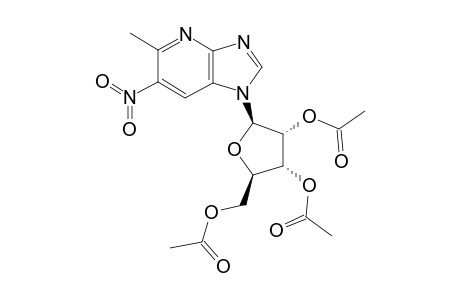 5-METHYL-6-NITRO-1-(2,3,5-TRI-O-ACETYL-BETA-D-RIBOFURANOSYL)-1H-IMIDAZO-[4,5-B]-PYRIDINE