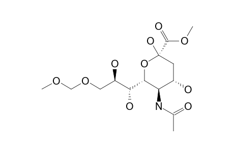 METHYL-5-ACETAMIDO-3,5-DIDEOXY-9-O-METHOXYMETHYL-D-GLYCERO-BETA-D-GALACTO-2-NONULOPYRANOSYLONATE