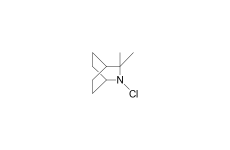 2-Chloro-3,3-dimethyl-2-aza-bicyclo(2.2.2)octane