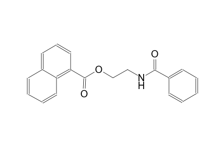 2-(Benzoylamino)ethyl 1-naphthoate