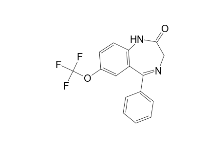 5-Phenyl-7-(trifluoromethoxy)-1,3-dihydro-2H-1,4-benzodiazepin-2-one