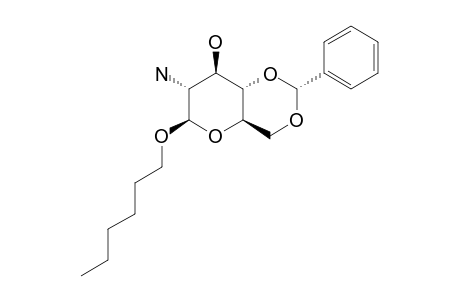 1-HEXYL-2-AMINO-4,6-O-BENZYLIDENE-2-DEOXY-BETA-D-GLUCOPYRANOSIDE