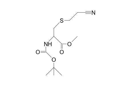 N-T-Butoxycarbonyl-S-(2-cyano-ethyl)-L-cysteine methyl ester
