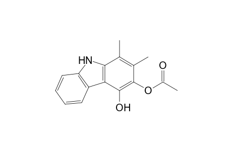 4-Hydroxy-1,2-dimethyl-9H-carbazol-3-yl acetate