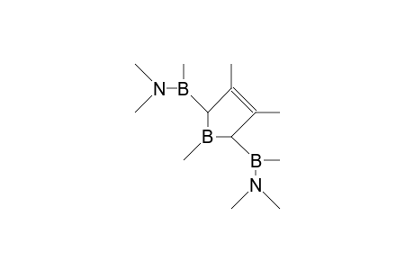 2,5-Bis(dimethylamino-methyl-boryl)-1,3,4-trimethyl-1-bora-3-cyclopentene