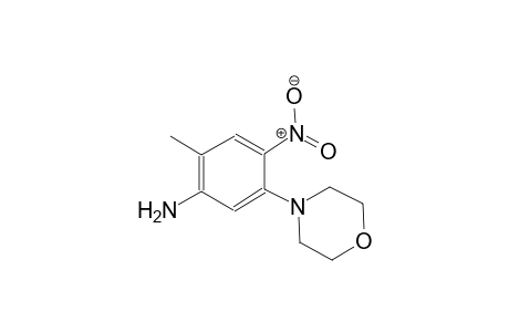 benzenamine, 2-methyl-5-(4-morpholinyl)-4-nitro-