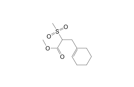 Cyclohexaneacetic acid, 2-methylene-.alpha.-(methylsulfonyl)-, methyl ester
