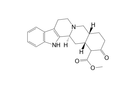 Yohimban-16-carboxylic acid, 17-oxo-, methyl ester, (15.beta.)-(.+-.)-