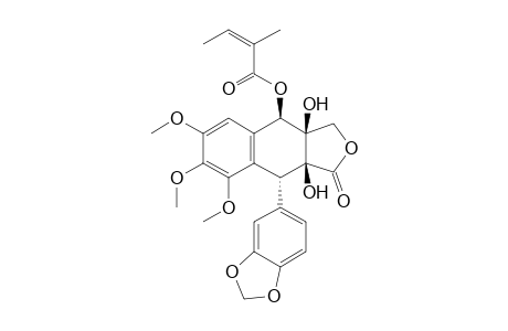 2.beta.,3.beta.-Dihydroxy-6-methoxy-4.beta.-angeloyloxyisopicro-polygamatin