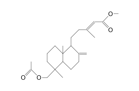 19-Acetoxy-13,15-iso-manoolcarboxylic acid, methyl ester