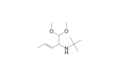 3-Penten-2-amine, N-(1,1-dimethylethyl)-1,1-dimethoxy-