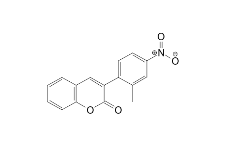 3-(2-Methyl-4-nitrophenyl)-2H-chromen-2-one