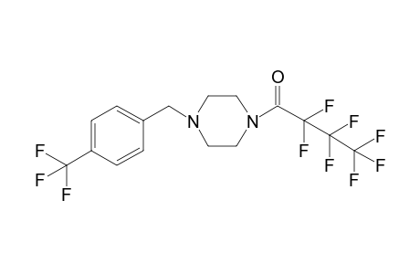 2,2,3,3,4,4,4-Heptafluoro-1-(4-(4-(trifluoromethyl)benzyl)piperazin-1-yl)butan-1-one