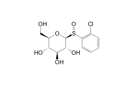 1-[(o-CHLOROPHENYL)SULFINYL]-1-DEOXY-beta-D-GLUCOSE