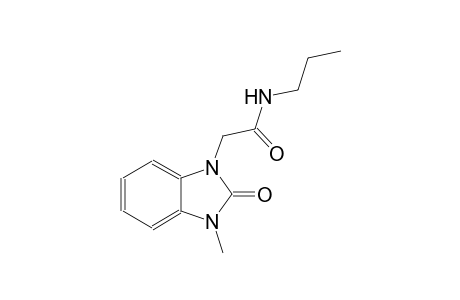 2-(3-methyl-2-oxo-2,3-dihydro-1H-benzimidazol-1-yl)-N-propylacetamide