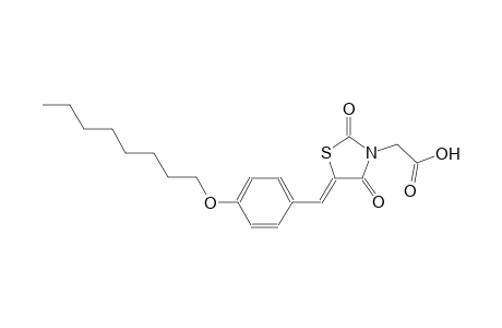 {(5Z)-5-[4-(octyloxy)benzylidene]-2,4-dioxo-1,3-thiazolidin-3-yl}acetic acid