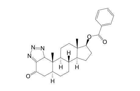 17-,beta.-Benzoyloxy-1H'-5-.alpha.-androst-1-eno[1,2-d]triazol-3-one