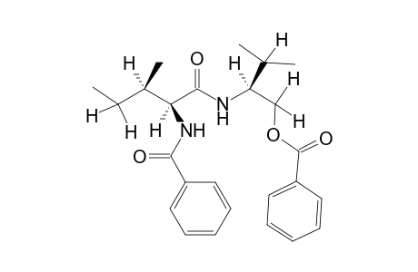 (-)-N-Benzoyl-L-isoleucyl-Obenzoyl-L-valinol iso-arthonin