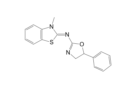 (Z)-(3-methyl-1,3-benzothiazol-2-ylidene)-(5-phenyl-2-oxazolin-2-yl)amine