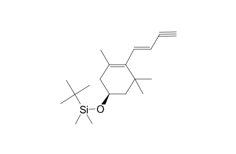[(S)-4-((E)-But-1-en-3-ynyl)-3,5,5-trimethyl-cyclohex-3-enyloxy]-tert-butyl-dimethyl-silane