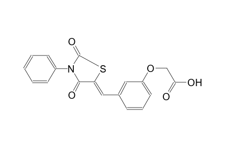 acetic acid, [3-[(Z)-(2,4-dioxo-3-phenyl-5-thiazolidinylidene)methyl]phenoxy]-