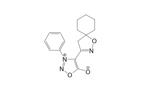 3-Phenyl-4-(1-oxa-2-aza-spiro[4.5]dec-2-en-3-yl)sydnone