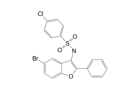 N-(5-BROMO-2-PHENYLBENZOFURAN-3-YL)-4-CHLORO-BENZENESULFONAMIDE