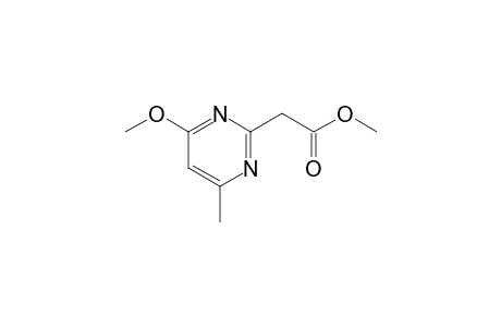 4-methoxy-6-methyl-2-pyrimidineacetic acid, methyl ester