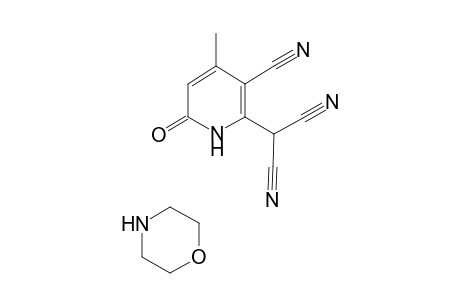 2-(3-Cyano-4-methyl-6-oxo-1,6-dihydro-2-pyridinyl)malononitrile compound with morpholine (1:1)