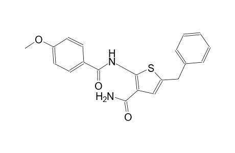 5-benzyl-2-[(4-methoxybenzoyl)amino]-3-thiophenecarboxamide