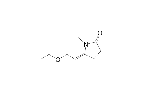 5-(2'-Ethoxyethylidene)-1-methylpyrrolidin-2-one