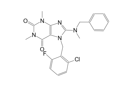 8-[benzyl(methyl)amino]-7-(2-chloro-6-fluorobenzyl)-1,3-dimethyl-3,7-dihydro-1H-purine-2,6-dione