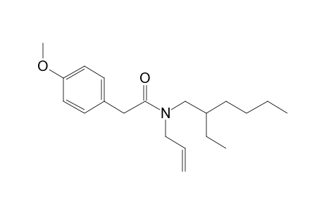 Acetamide, N-allyl-N-(2-ethylhexyl)-2-(4-methoxyphenyl)-