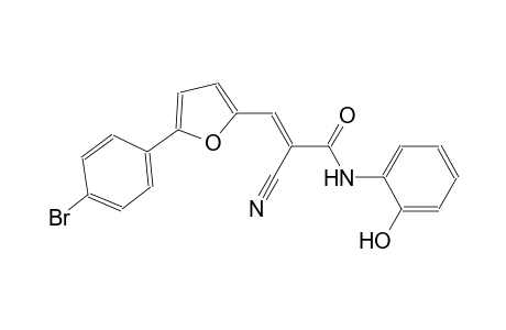 (2E)-3-[5-(4-bromophenyl)-2-furyl]-2-cyano-N-(2-hydroxyphenyl)-2-propenamide