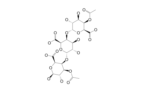 4-O-ACETYL-ALPHA-D-GALACTURONOPYRANOSYL-(1->4)-ALPHA-D-GALACTURONOPYRANOSYL-(1->4)-3-O-ACETYL-BETA-D-GALACTURONOPYRANOSIDE