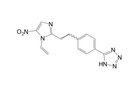 5-{p-[2-(5-nitro-1-vinylimidazol-2-yl)vinyl]phenyl}-1H-tetrazole