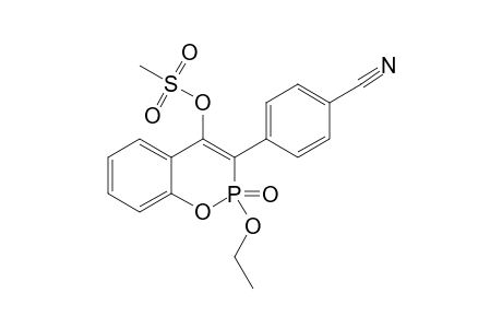 methanesulfonic acid [9-(4-cyanophenyl)-8-ethoxy-8-keto-7-oxa-8$l^{5}-phosphabicyclo[4.4.0]deca-1,3,5,9-tetraen-10-yl] ester