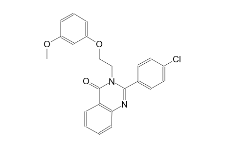 4(3H)-quinazolinone, 2-(4-chlorophenyl)-3-[2-(3-methoxyphenoxy)ethyl]-