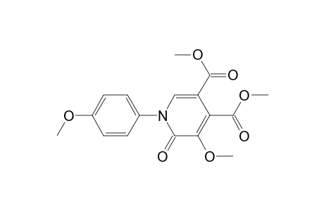 3,4-Pyridinedicarboxylic acid, 1,6-dihydro-5-methoxy-1-(4-methoxyphenyl)-6-oxo-, dimethyl ester