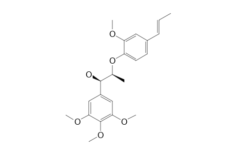 ERYTHRO-3,4,5-TRIMETHOXY-7-HYDROXY-1'(E)-PROPENYL-3'-METHOXY-8.O.4'-NEOLIGNAN
