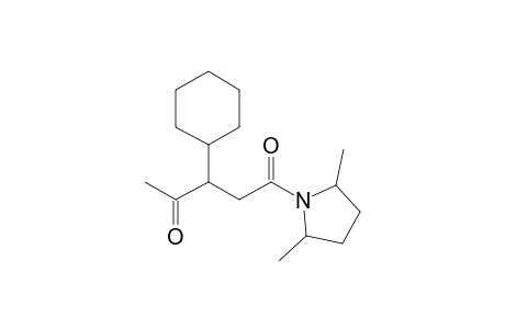 1-[1,4-dioxo-3-cyclohexylpentyl]-2,5-dimethylpyrrolidine