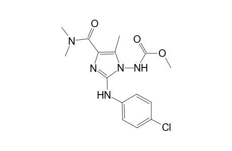 Methyl 2-[(4-chlorophenyl)amino]-4-[(dimethylamino)carbonyl]-5-methyl-1H-imidazol-1-ylcarbamate