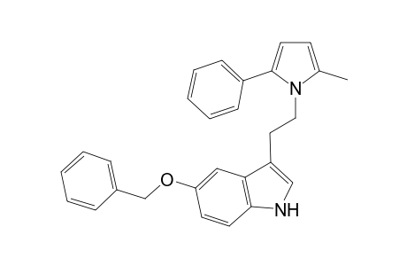 5-(Benzyloxy)-3-(2-(2-methyl-5-phenyl-1H-pyrrol-1-yl)ethyl)-1Hindole