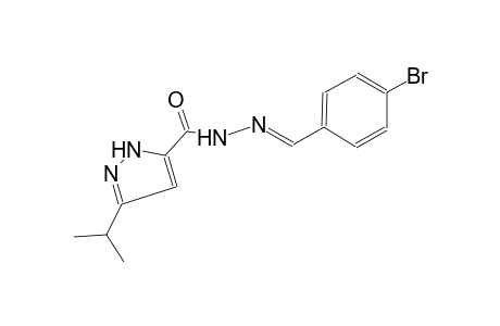 1H-pyrazole-5-carboxylic acid, 3-(1-methylethyl)-, 2-[(E)-(4-bromophenyl)methylidene]hydrazide