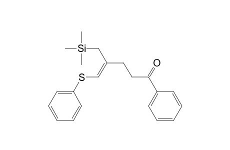 (Z)-1-Phenyl-5-phenylthio-4-trimethylsilylmethylpent-4-en-1-one